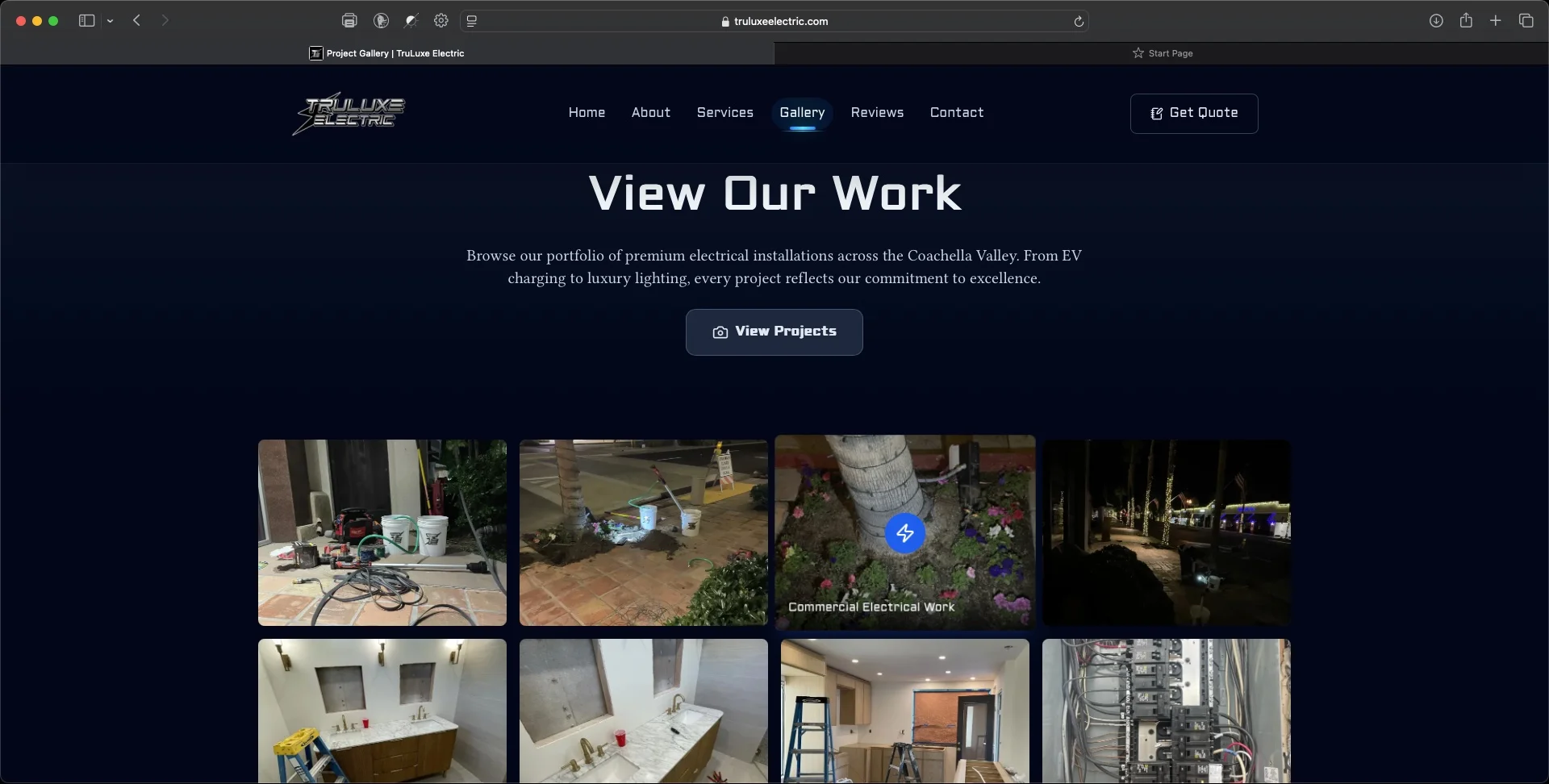 TruLuxe Electric gallery page